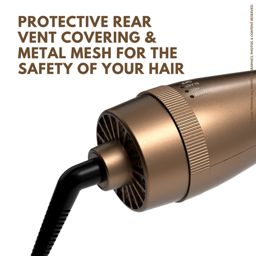 Cappuccino Gold blowout brush for hair