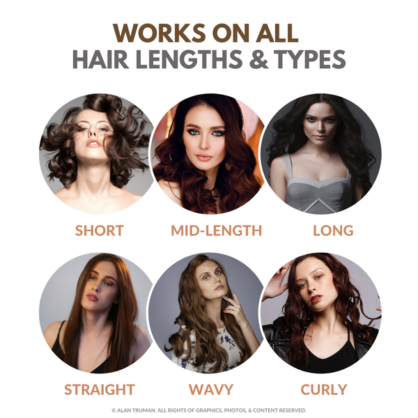 Alan Truman blow dryer brush for salon finish