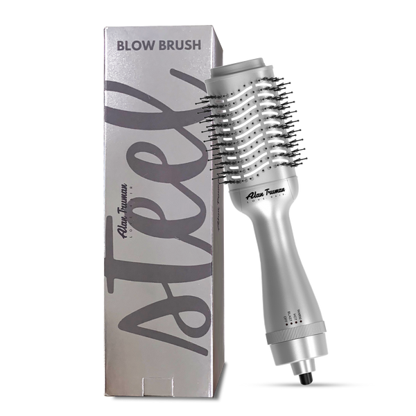 Alan Truman sleek steel blow brush