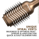Alan Truman Blow Dryer Brush for Everyday Blowouts & Blow-styling at home - Cappuccino Gold - Alan Truman