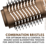Alan Truman Blow Dryer Brush for Everyday Blowouts & Blow-styling at home - Cappuccino Gold - Alan Truman