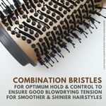 Hair dryer brush in Grey Gold by Alan Truman