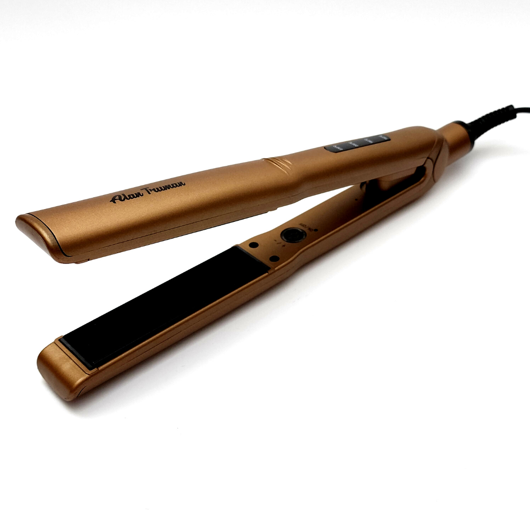 Alan Truman Prostyler Gold Korean Ceramic Plates Hair Straightener