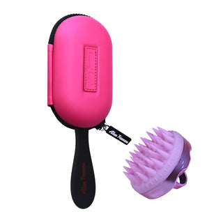 Alan Truman Wash & Detangle - 2 Step Hair Care Combo - Pink