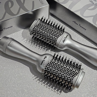 Alan Truman Steel Silver Blow Dryer Brush