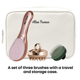 Alan Truman Scalp, Wash & Wow™ – 3-Step Scalp Care & Hair Brush Kit