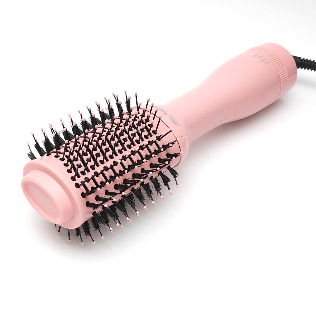 Hair Straightener Brush Hair Brush Blow Dryer Amazon Pastel Pink