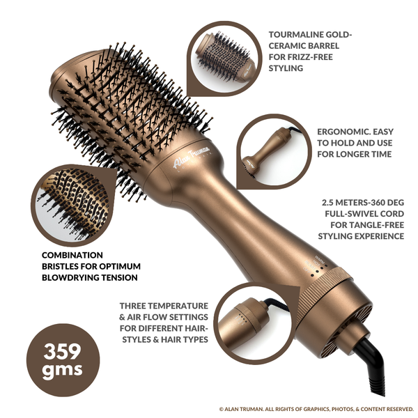 Alan Truman hot air brush Cappuccino Gold