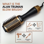 Alan Truman gold ceramic blow brush