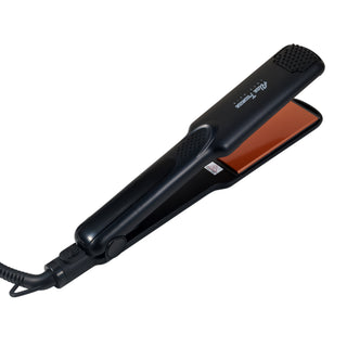 Alan Truman Black Super Glide Wide Argan Gold Oil  Infused Ceramic Plates Hair Straightener