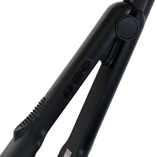 Alan Truman Black Super Glide Wide Argan Gold Oil  Infused Ceramic Plates Hair Straightener