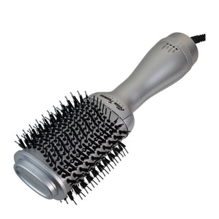 Alan Truman Steel Silver Blow Dryer Brush