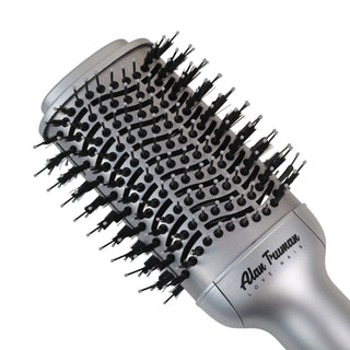 Alan Truman Steel Silver Blow Dryer Brush