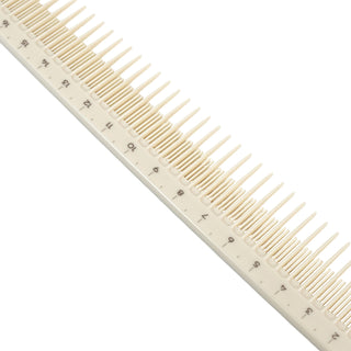 Alan Truman BM-50 Professional Cutting Comb with Measurement Scale & Dual-Tooth Design