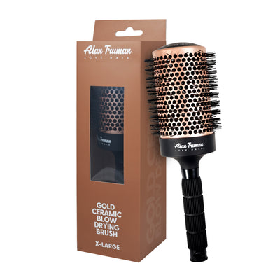 Alan Truman Gold Ceramic Blow Dryer Brush XLarge