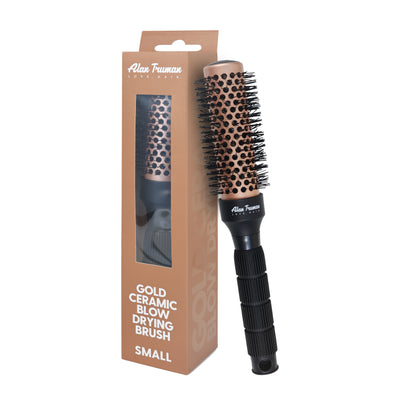 Alan Truman Gold Ceramic Blow Drying Brush (Small)