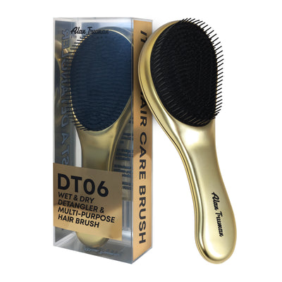Alan Truman DT-06 Detangling Brush (Yellow Gold)