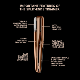 Alan Truman Automatic Split-ends Trimmer for dry and damaged hair-ends and flyaways - Alan Truman