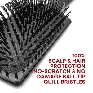 Alan Truman 100% Pure Nylon Bristle Paddle Brush - Alan Truman
