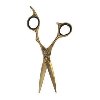 Alan Truman AS-55 Ball-bearing 5.5 inches Hair Cutting Scissors - Gold