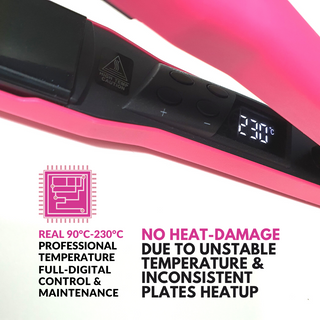 Alan Truman Hot Pink Tourmaline Ceramic Hair Straightener