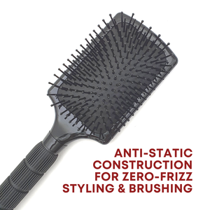 Alan Truman 100% Pure Nylon Bristle Paddle Brush - Alan Truman