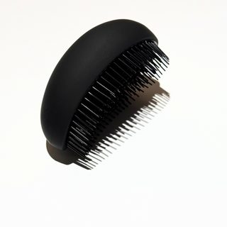 Alan Truman Handbag Detangler - Compact Detangling Brush for Normal & Wavy Hair - Black