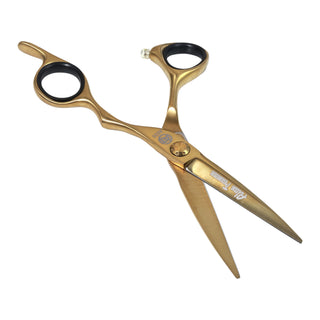 Alan Truman AS-55 Ball-bearing 5.5 inches Hair Cutting Scissors - Gold