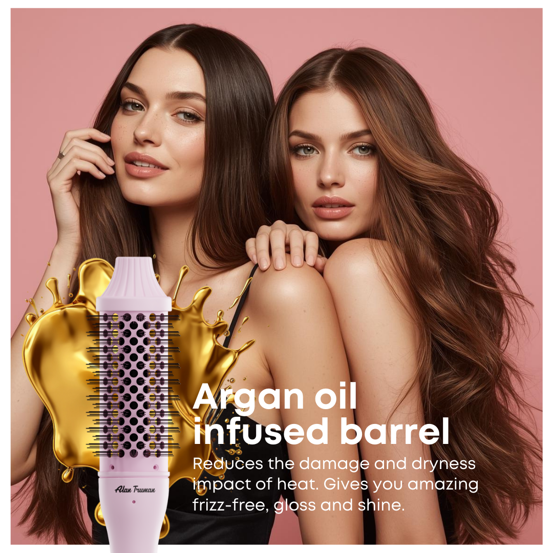 Alan Truman Volumo 45mm hair volumising, curling & waving brush for big blow-out-like volume