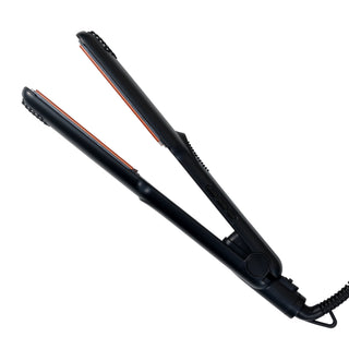 Alan Truman Black Super Glide Wide Argan Gold Oil  Infused Ceramic Plates Hair Straightener