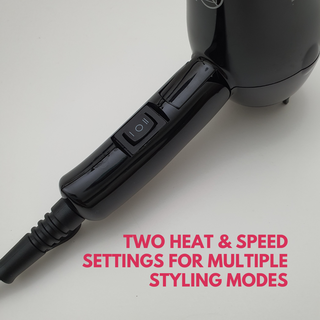 Alan Truman Black Mini Hair Dryer (1100 Watts DC Motor)