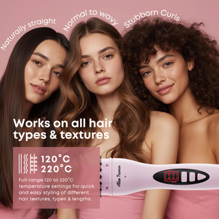 Alan Truman 45mm hair volumising, curling & waving brush for big blow-out-like volume