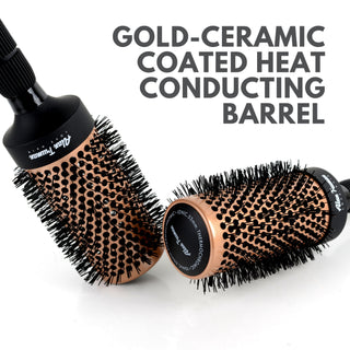 Alan Truman Gold Ceramic Blow Drying Brush (Medium) - Alan Truman