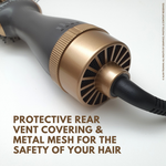 Blow brush for styling by Alan Truman Grey Gold