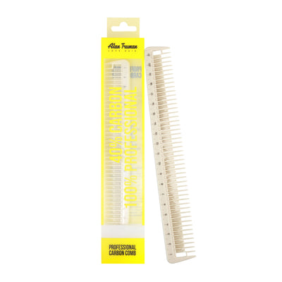 Alan Truman BM-50 Professional Cutting Comb with Measurement Scale & Dual-Tooth Design