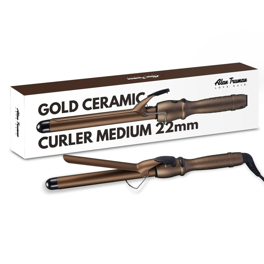 Alan Truman Gold Ceramic Curler - 22mm