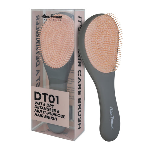 Alan Truman DT-01 Detangling Brush (Grey Pink)