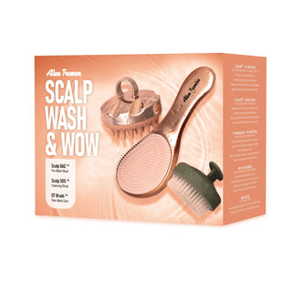 Alan Truman Scalp, Wash & Wow™ – 3-Step Scalp Care & Hair Brush Kit