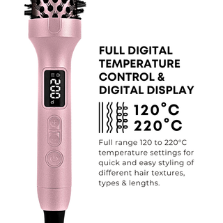 Alan Truman Volumo 38mm hair volumising, curling & waving brush for big blow-out-like volume