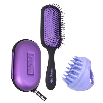 Alan Truman Wash & Detangle - 2 Step Hair Care Combo - Purple