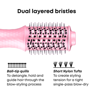 Alan Truman Pink Mini Blow Brush