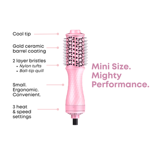 Alan Truman Pink Mini Blow Brush
