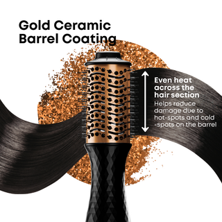 Alan Truman Mini Blow - Travel-size Blow Drying Brush for medium to short hair